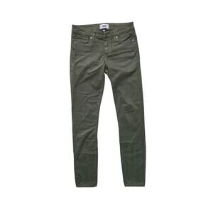 PAIGE Verdugo Ultra Skinny Jeans Women’s 27 Green Stretch Denim